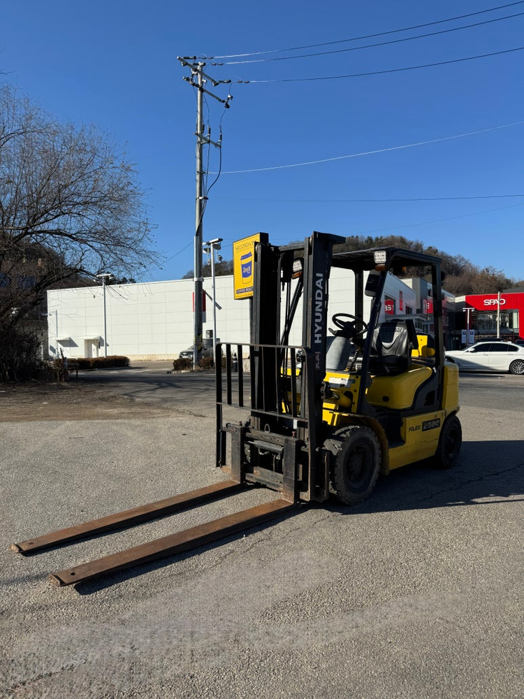 [현대 디젤지게차]2.5톤 2단 3.3M(사이드시프트 옵션, 3톤미만 지게차)(0102) 이미지