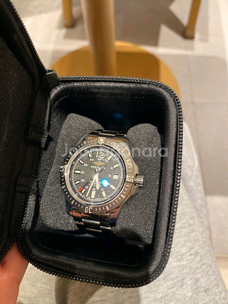 브라이틀링 콜트 41mm 오토매틱 검판 A17313 민트급--0