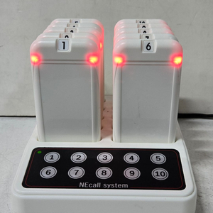 중고진동벨 엔이콜제품 카페진동벨 DP-400R 10개 1세트 팝니다