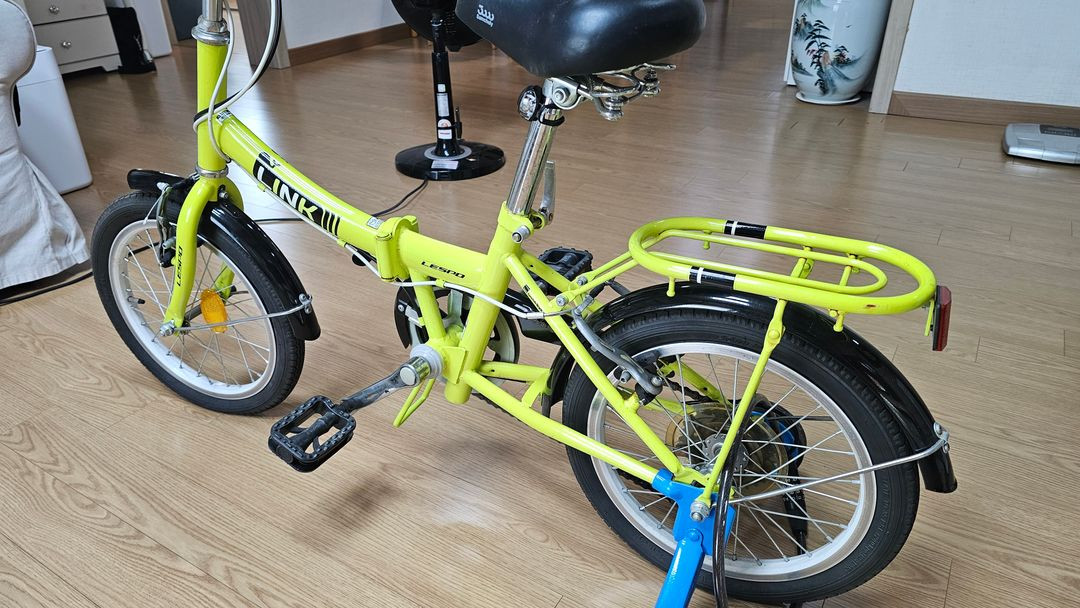 삼천리 레스포(LESPO) 링크(LINK) 접이식 자전거 - 초등학생용, 헬멧 및 보호장구 포함--3