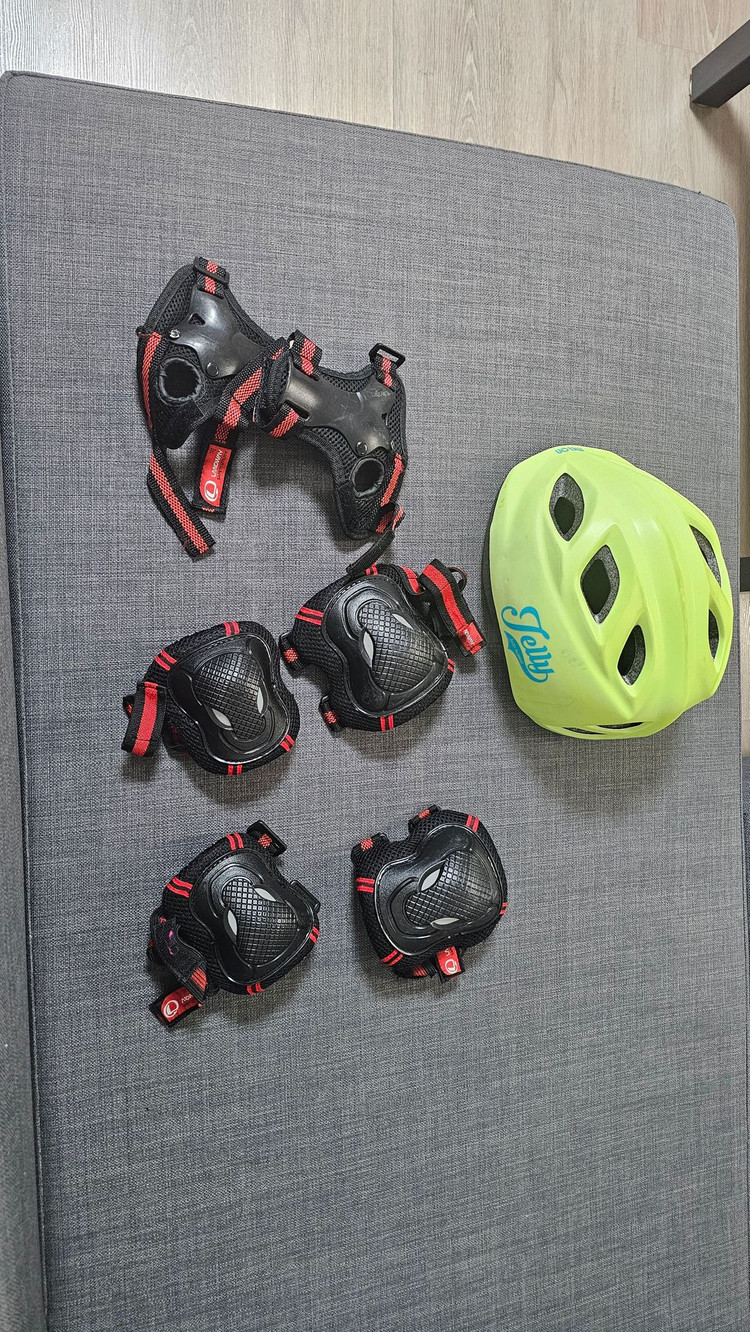 삼천리 레스포(LESPO) 링크(LINK) 접이식 자전거 - 초등학생용, 헬멧 및 보호장구 포함--4