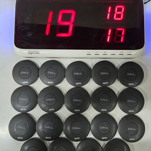 씨스콜 3구 SR-A2003 1대, 방수벨 ST-300 19개 호출벨 세트 팝니다