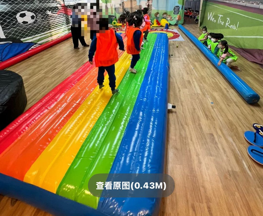 레인보우 매트 에어바운스 폐쇄형--2