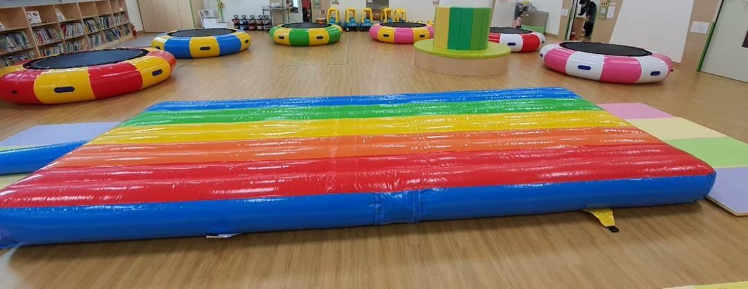 레인보우 매트 에어바운스 폐쇄형--3