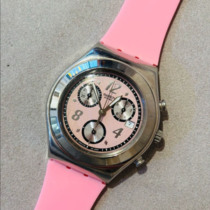 스와치 아이러니 여성용 크로노그래프 시계