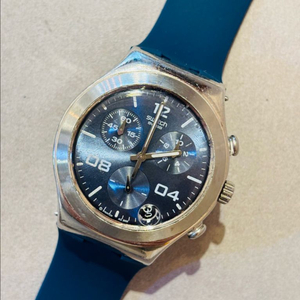 스와치 아이러니 크로노그래프 빈티지 쿼츠 시계 #8 하 이미지