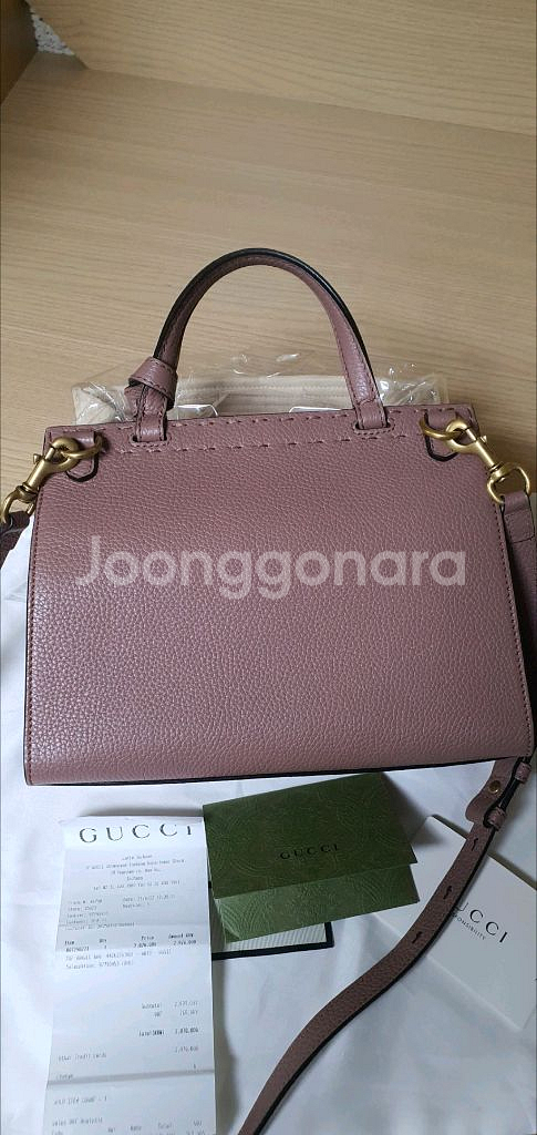 (미사용)구찌 크로스백/탑핸들 미니백 새상품급 정품(영수증O)프라다루이비통디올고야드샤넬셀린느보테가발렌시아가생로랑가방--2