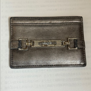 보헤미안 카드 지갑 실버 은색