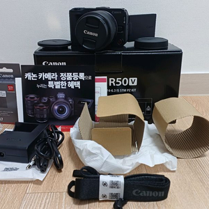 캐논 R50V 14-30mm 킷 + 추가배터리