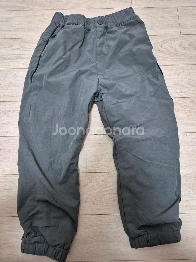 남아 알로봇110 패딩조끼. 유니클로 110 바지--2