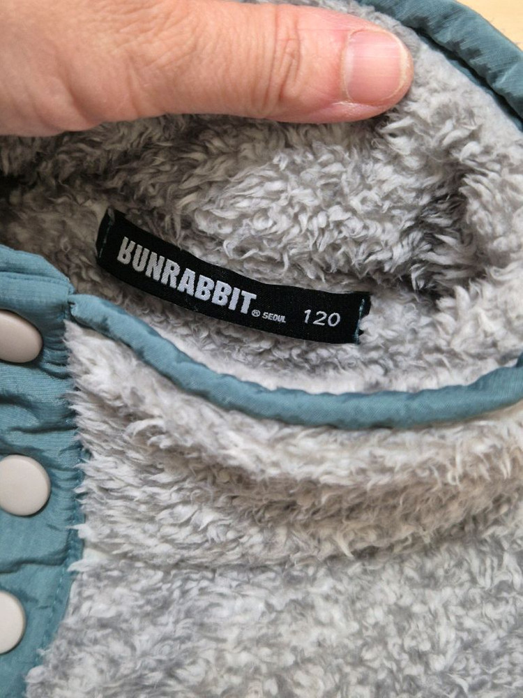 런레빗 후리스 베스트 120 일괄 이미지