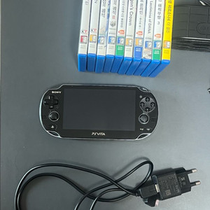 ps vita 비타 1세대 oled + 소프트 10장 이미지