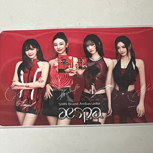 에스파 신라면 포카 이미지