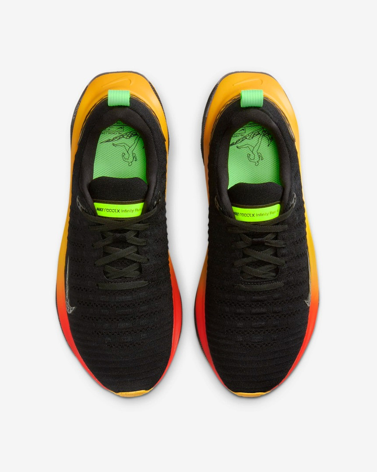 나이키 인피니티런 4 블랙 크림슨 실버 FQ8347-010 이미지