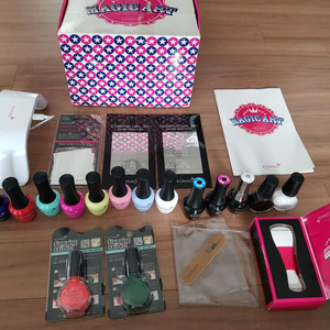 코나드 젤 네일 스탬핑 아트 세트