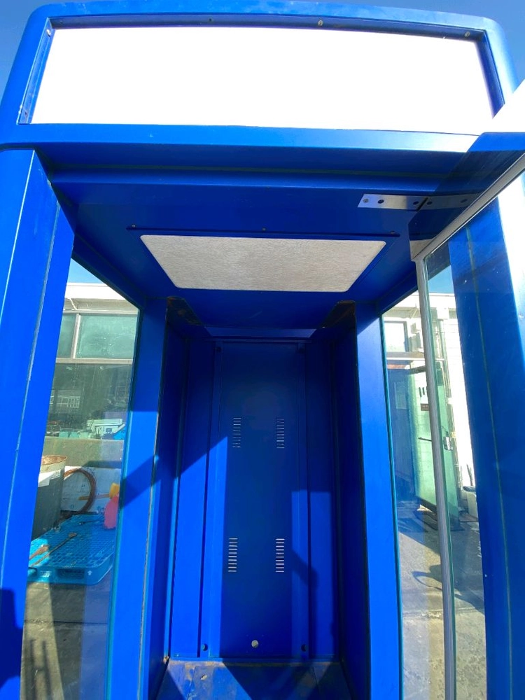 파란색 전화부스 주차부스 경비실 경비초소 창고 발렛부스 흡연부스 컨테이너 이미지