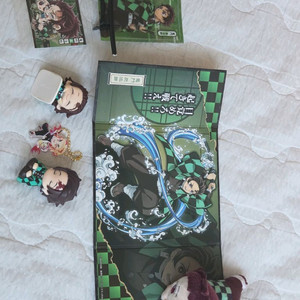 귀멸의칼날 귀칼 탄지로 굿즈 세트 이미지