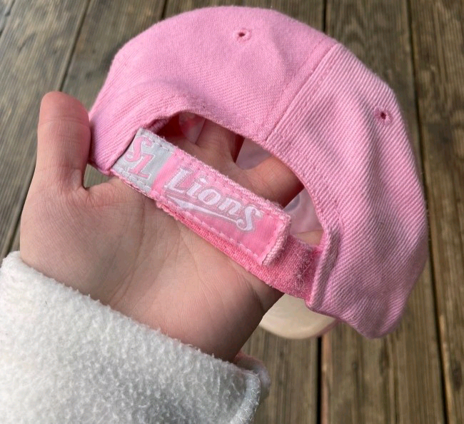 핑크색 SL 볼캡 모자--1