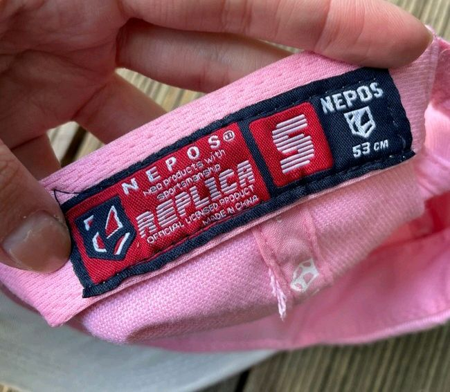 핑크색 SL 볼캡 모자--3