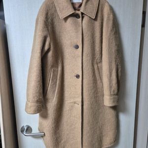 SJSJ 에스제이 한섬 내피누빔 코트 셔츠형코트