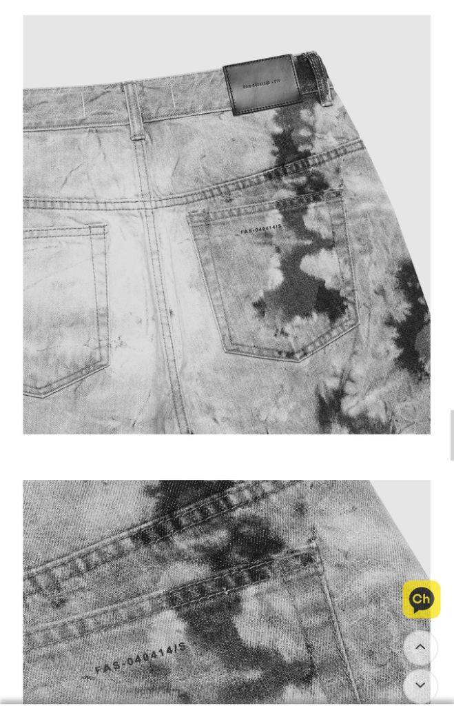 페이탈리즘(FATALISM) 0326 타이데님 블랙 이미지