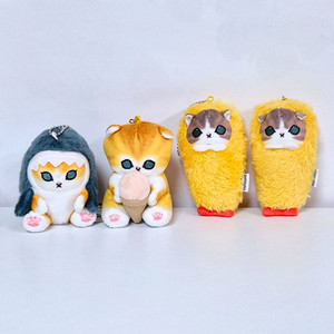 새우튀김 상어 아이스크림 고양이 인형 가방고리 키링