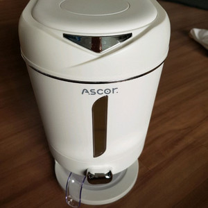 ASCOR 쌀통 5kg 화이트