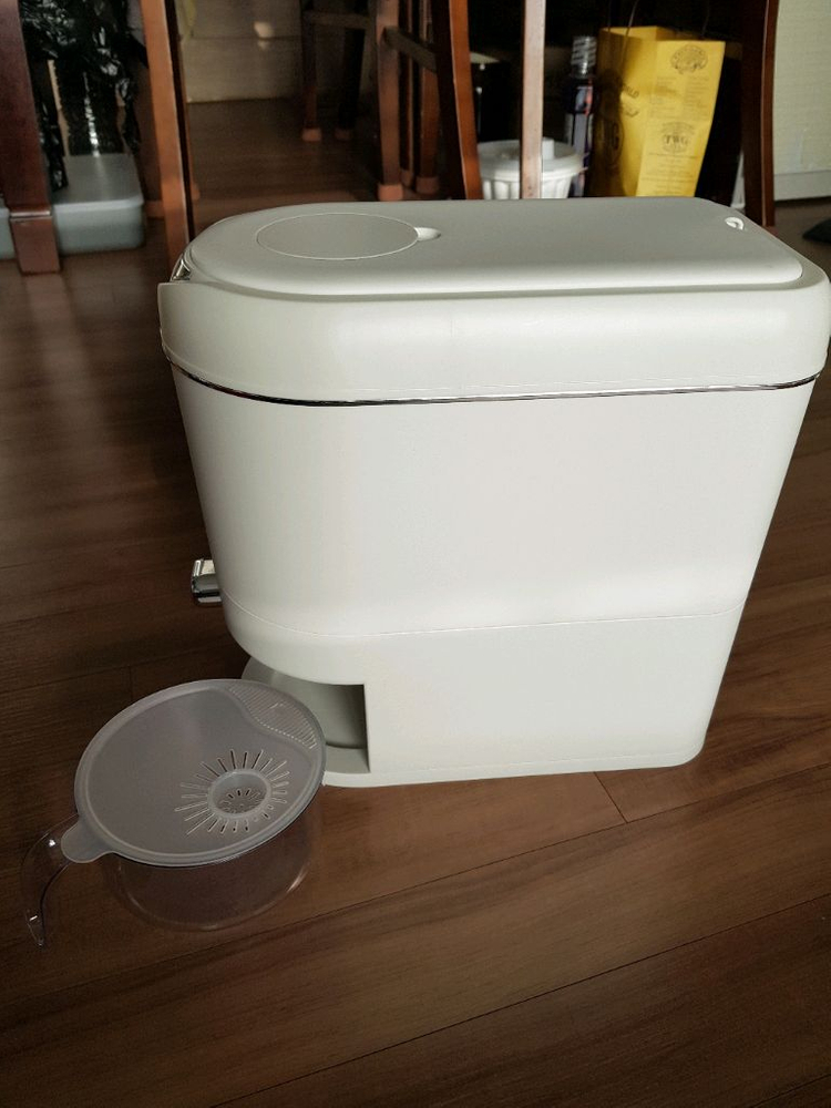 ASCOR 쌀통 5kg 화이트--1