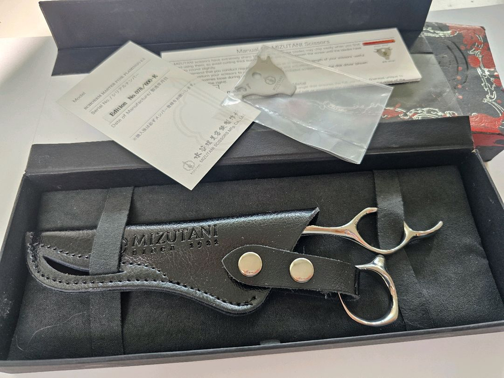 SCHOREM MASTER 미쯔다니 틴닝가위 새제품. 반값 특가 판매. 강남직거래가능해요.--4
