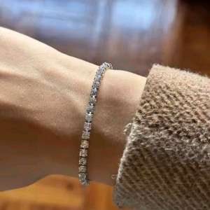 은 테니스 팔찌 새상품자유롭게 사이즈조절 가능