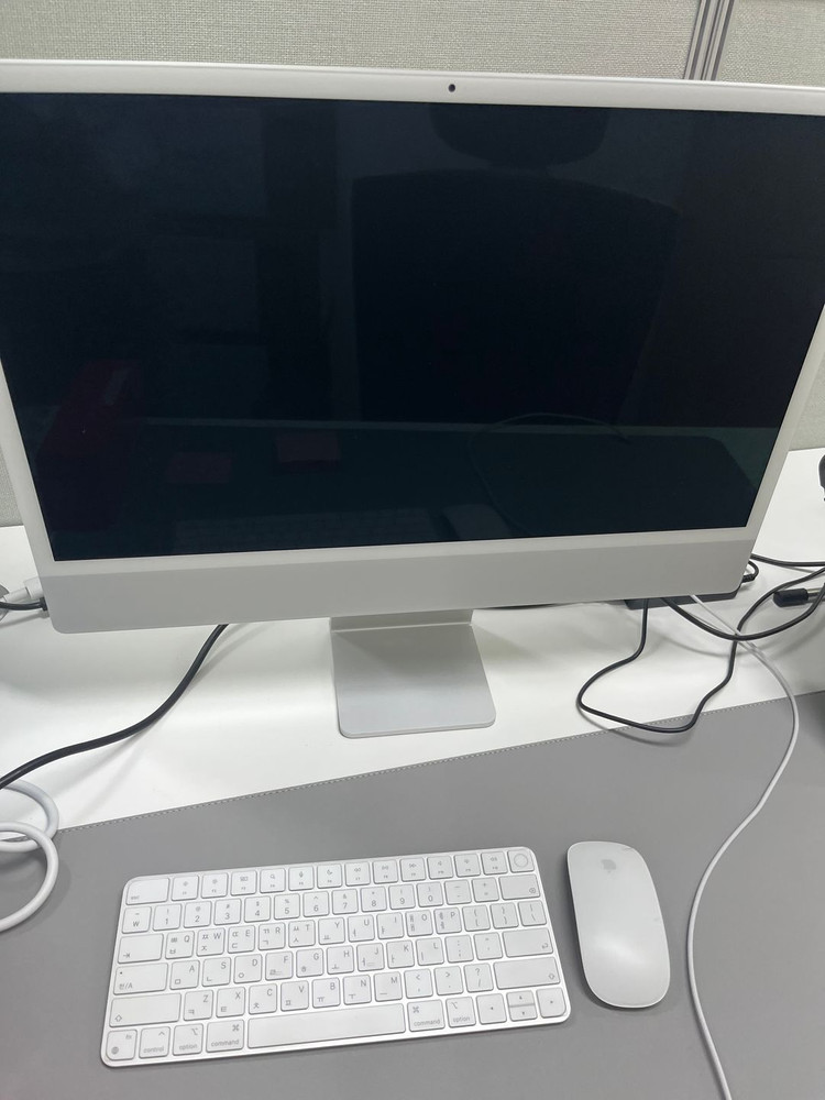 아이맥 실버 24인치 M1 램 16GB / 용량 512기가 S급 풀박스 판매 (최고급형) 이미지