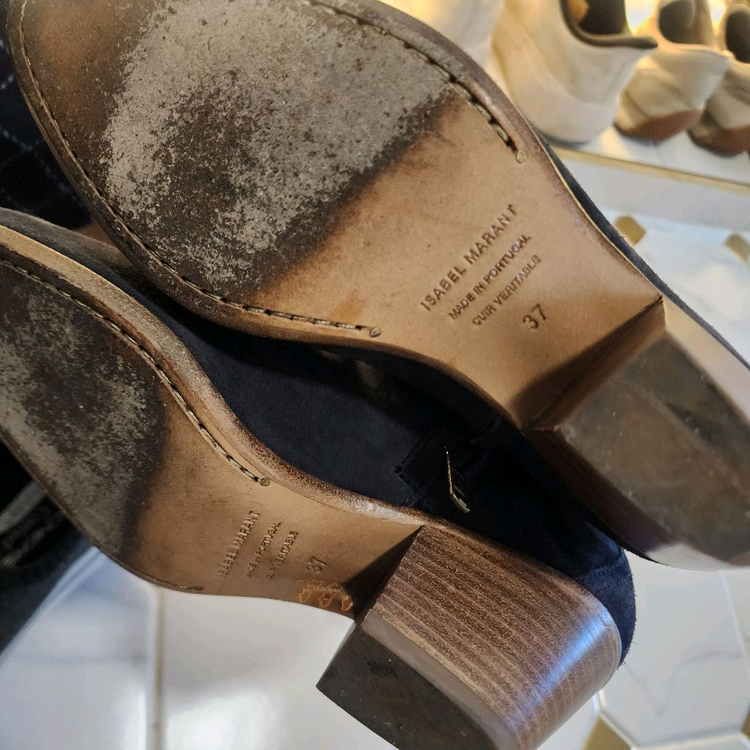 (235~240)이자벨마랑 스웨이드 앵클 부츠 37--2