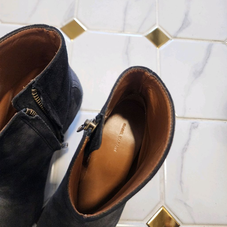 (235~240)이자벨마랑 스웨이드 앵클 부츠 37--3