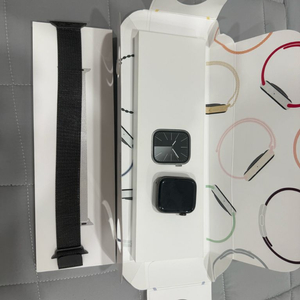 애플워치 9 스테인리스 그래파이트 45mm