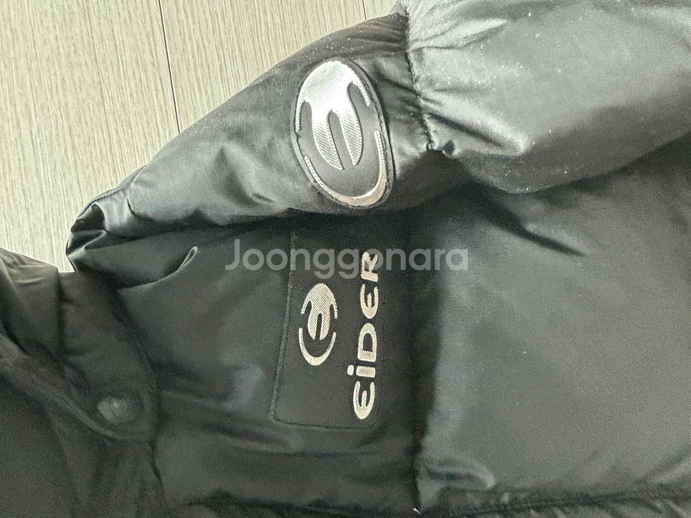 아이더 후드 패딩 블랙 130사이즈--3
