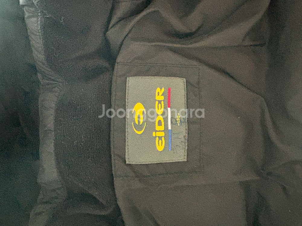 아이더 후드 패딩 블랙 130사이즈--4