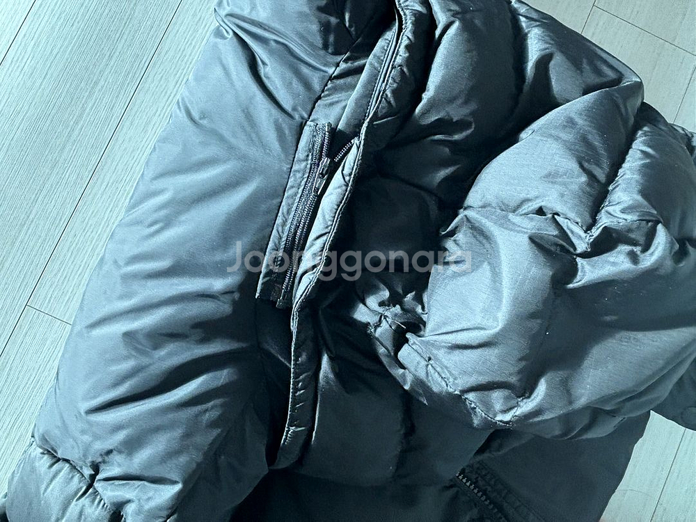 아이더 후드 패딩 블랙 130사이즈--7