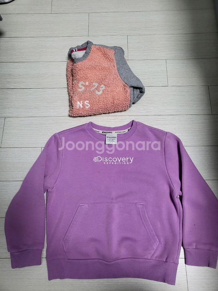 키즈디스커버리 리바이스 맨투맨&원피스등 3개 일괄--2