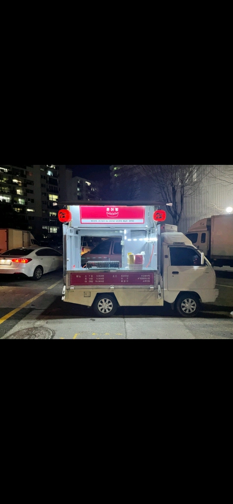 닭꼬치 타코야끼 장비 푸드트럭 판매 이미지
