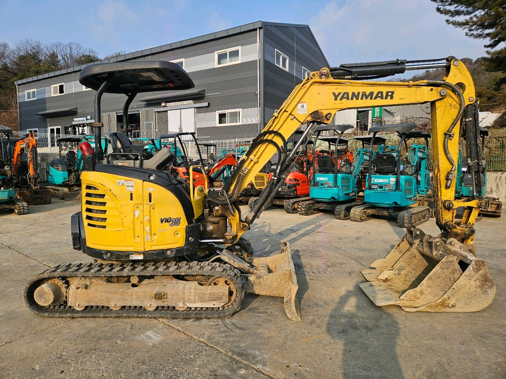 중고 굴삭기 미니 포크레인 VIO35 버켓3종 20년식--4