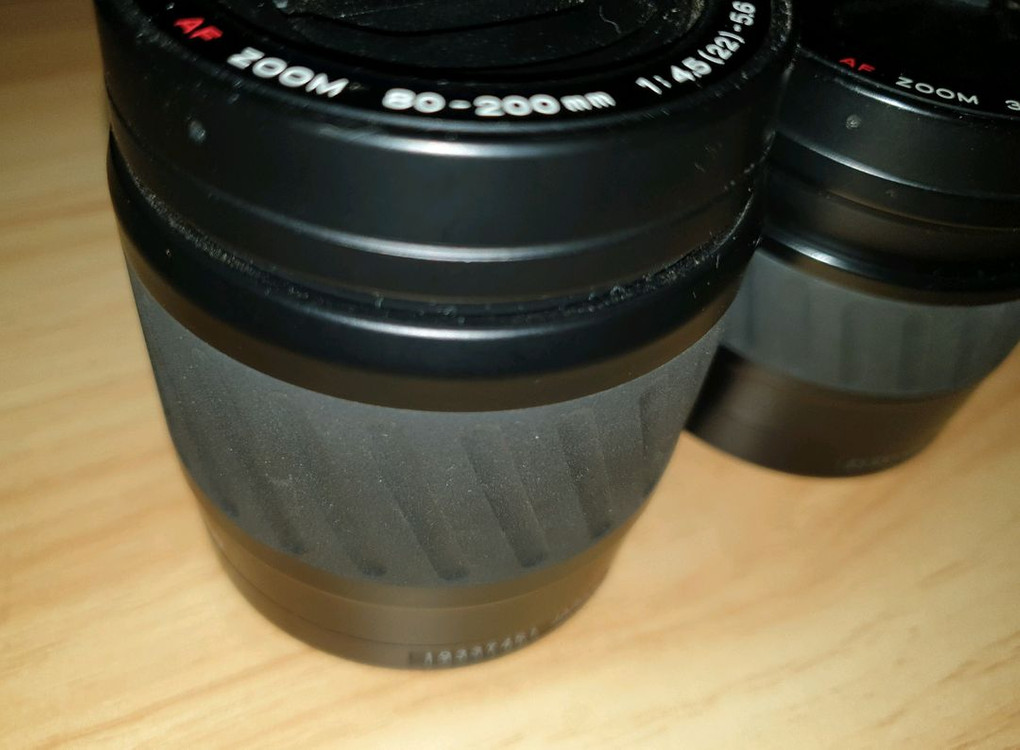 구형 미놀타 렌즈 2개 일괄 이미지