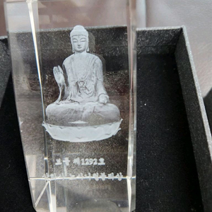 부처님 LED장식품 새거-전기연결하면 불이들어