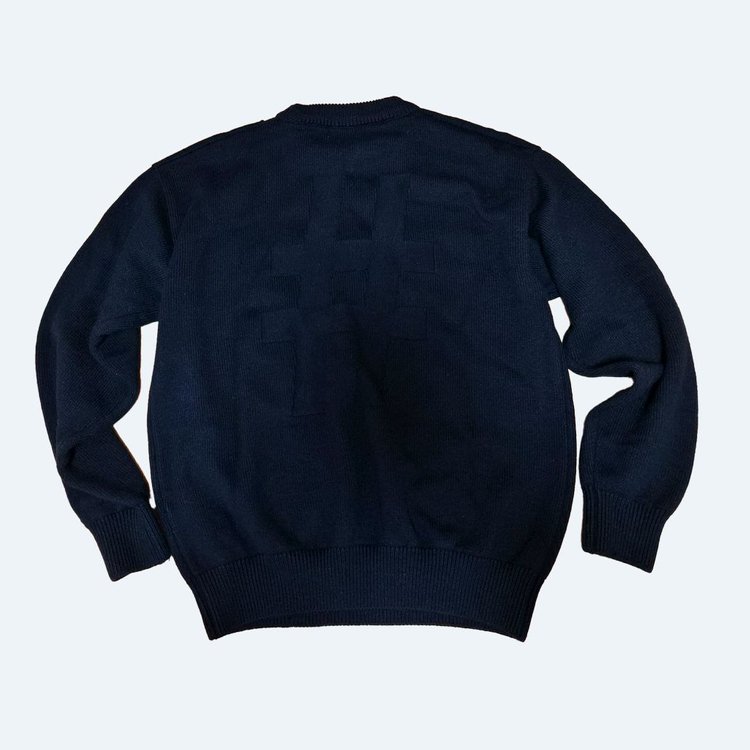 빈트릴 빅 해시태그 로고 포인트 니트 스웨터--1