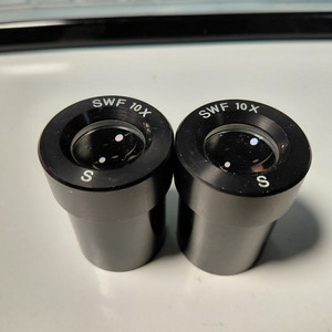 SWF 10X 실체현미경 접안렌즈 한쌍 Made in Korea 이미지