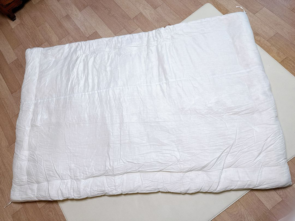 국산 천연 목화솜 요+이불 세트--2