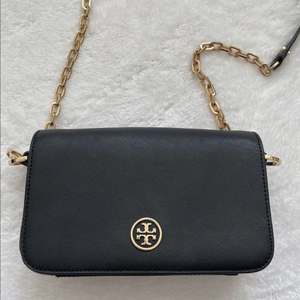 토리버치 로빈슨 미니 체인 크로스백(블랙)