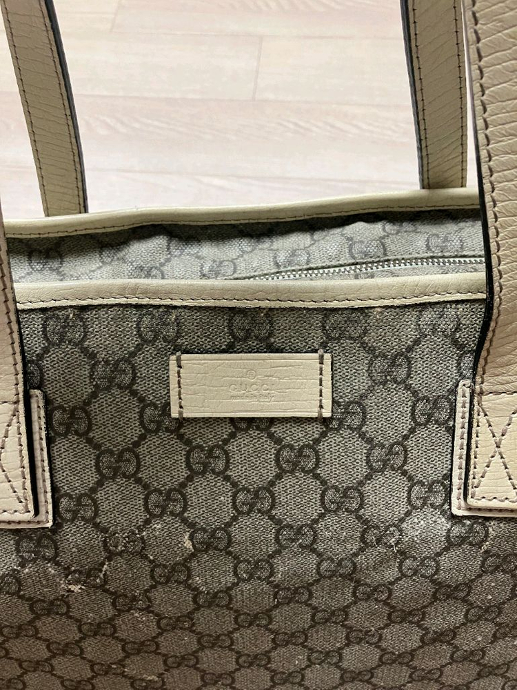 정품/구찌 GG 캔버스 토트백 이미지