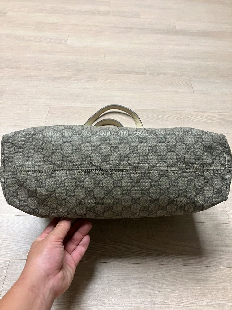 정품/구찌 GG 캔버스 토트백 이미지