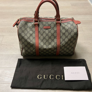 정품/구찌 GG 캔버스 보스턴백