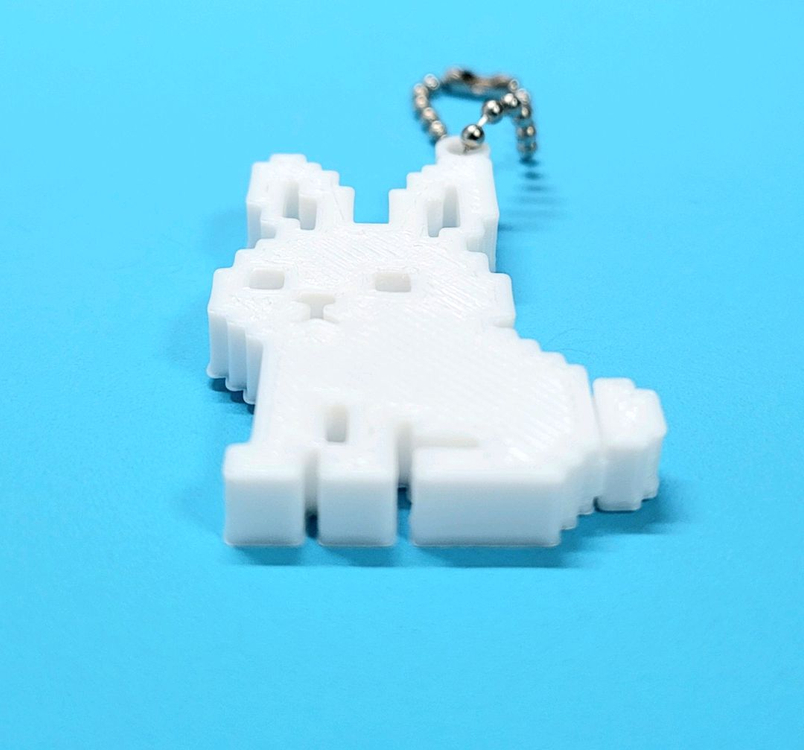 토끼 8비트 키링 키체인--3